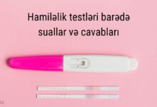 Hamiləlik testləri barədə suallar