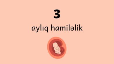 3 ayliq hamilelik