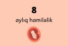 8 ayliq hamilelik