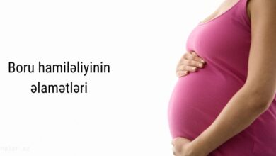 Boru hamileliyinin elametleri