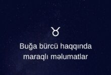Buga burcu haqqinda maraqli melumatlar