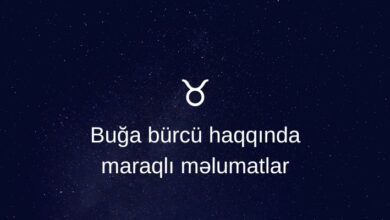 Buga burcu haqqinda maraqli melumatlar