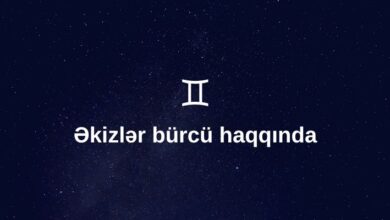Ekizler Burcu Haqqinda