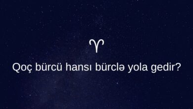 Qoc burcu hansi burcle yola gedir