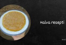 Halva resepti