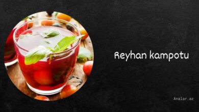 Reyhan kompotu