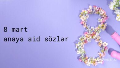 8 mart anaya aid gozel sozler