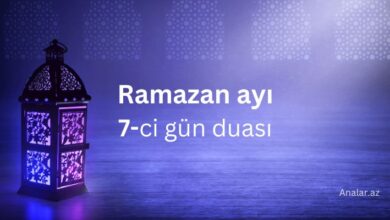 Ramazanın yeddinci gününün duası